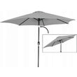 Kerti napernyő dőléssel, szürke - 3m