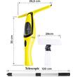 Curatitor de geam electric cu acumulator si maner telescopic 65 cm, 200 mAh, 280 ml, laveta absorbanta (140720)