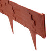 Kerti műanyag szegély - 3 db x 790x95 / 200 mm, 2,37 m