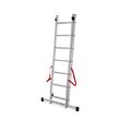 Alumínium létra, Master, 2 szekciós, 7 lépcsős, max 150 kg, 2-3,14 m