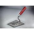 Edzett acél simító, Olejnik, trapéz, széles, 140 mm, fa nyél, piros