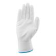 Munkakesztyű, Richmann, poliészter, poliuretán, XL méret, fehér