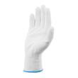 Munkakesztyű, Richmann, poliészter, poliuretán, M-es méret, fehér