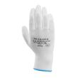 Munkakesztyű, Richmann, poliészter, poliuretán, S méret, fehér