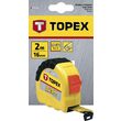 Topex Mérőszalag, 2m x 16 mm