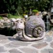 Kerti kerámia dekoráció - CSIGA 22 cm
