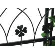 Kerti fém pergola kapuval 106x50x217 cm