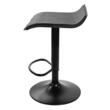Konyhai/bárszék, Artool, Fort, forgó, ökológiai bőr, fekete, 38x39x84 cm