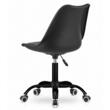 Irodai szék, Artool, Andria, forgó, PP, fekete, 56,5x56,5x83,5-96 cm