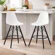 Konyhai/bárszék, Artool, Lamal, PP, fa, fekete-fehér, 54x55x107,5 cm