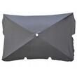 Erkély/terasz esernyő, Jumi, fogantyús, antracit, 220x130x240 cm
