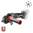 Kefe nélküli sarokcsiszoló (flex), 4 Ah akkumulátorral, 18V Li-ion töltővel, 125 mm + GIFT Fúrógép, Graphite Energy