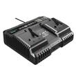 Set compresor cu 2 acumulatori 18v si incarcator dublu (6 L) DEDRA - SAS+ALL (151078)