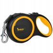 Kutyapóráz, automata, zárral, max 50 kg, 8 m, Purlov