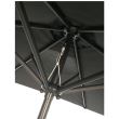 Zoe Kerti napernyő , szürke - 230 cm