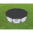 Medenceburkolat, PVC, fekete, 305 cm, Bestway