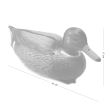 Kerti úszó műanyag dekoráció - Kacsa 41x19x17cm