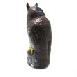 Bagoly dekoráció / madárijesztő,vilagitó szem- 41 cm