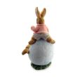  Kerti Dekoráció, Kerámia, LED, Nyúl és Tojás,, 26x20x45 cm
