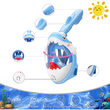 Cápa snorkeling maszk gyerekeknek, kék cápa modell