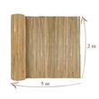 Természetes bambuszkerítés 2,0x5m