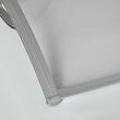 Napellenző napellenző, polikarbonát, átlátszó, 100x80x23 cm