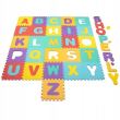 Gyerekhabszőnyeg, tarka EVA, ábécés minta, 172x172x1cm, Springos