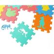 Puzzle típusú habszivacs szőnyeg, gyerekeknek, EVA hab, 72 db, 16x16 cm