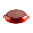 Fazék fedővel, zománcozott öntöttvas, piros, 5 L, Perfect Home