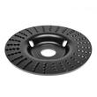 Disc circular slefuit, modelat, raspel, pentru lemn, plastic, 125x22.2 mm, Dedra (F692001)M