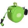 Behúzható/automatikus, hordozható falra szerelhető 1/2"-os, 9 utas, 20 m-es kerti tömlő orsó/orsó
