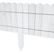 Kerti fa kerítés 30x200 cm - Fehér
