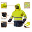 Neo munkakabát, oxfordi szövet, vízálló, sárga, láthatósági modell, M / 50 méret