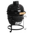 STREND PRO KAMADO EGG 13 Kerti grill, kerámia, fekete, 35x40,5x55 cm