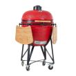 Strend Pro KAMADO EGG 21 Kerti grill, kerámia, piros, 52x105 cm,