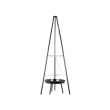 Kerti grill, függesztett, körgrill, állvánnyal 152 cm, 46 cm, Kaminer