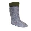 Cizme de cauciuc EVA, pentru pescuit/vanat cu captuseala, verde kaki, marimea 45, Jose Amorales (148986)