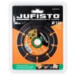 Szegmentált gyémántkorong, fa, száraz vágás, 125 mm / 1,0 mm, Jufisto