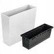 Jardiniera decorativa Urbi Case, alb,(set 2 buc) 58x18x49.8 cm (DUC600T-S449-S2)