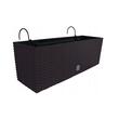 Jardiniera decorativa suport metalic, Rato Case W, maro,(set 2 buc) 58x18x19.5 cm (DRC600W-440U-S2)