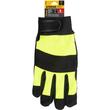 Manusi piele sintetica, spandex, intarite, negru si galben, marimea 10/XL, Strend Pro Zarso (3134245)