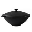 Oala de fonta tip Wok,cu capac,  diametru 51,5cm ,Perfect Home (28341)