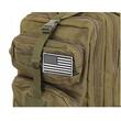 Taktikai táska/hátizsák, Trizand, 5 rekeszes, poliészter 600D, zöld, 35 L, 37x29x55 cm