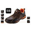 Munkacipő, SB, SRA, bőr, fém védelem, talp/betét, 42-es méret, NEO
