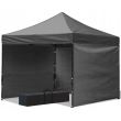 Kereskedelmi pavilon / kert, összecsukható, szürke, 3x3 m