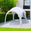 Kerti/kereskedelmi pavilon, összecsukható, fehér, 3,2x3,2x2,5 m, Jumi