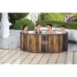 Felfújható jacuzzi medence, kerek, pumpával és szűrővel, 5-7 személyes, 180x66 cm, Bestway