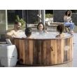 Felfújható jacuzzi medence, kerek, pumpával és szűrővel, 5-7 személyes, 180x66 cm, Bestway