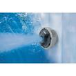 Jacuzzi medence, felfújható, kerek, pumpával és szűrővel, ponyva fedővel, adagolóval, barna, 778 L, 4-6 személyes, 196x71 cm, Bestway Lay-Z Spa