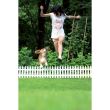 Artool Dekoratív kerti kerítés, műanyag, 3,2 m x 35 cm, fehér